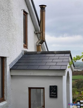 Porch roof replacement in Rhos
