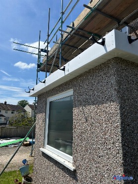 Porch roof replacement in Rhos