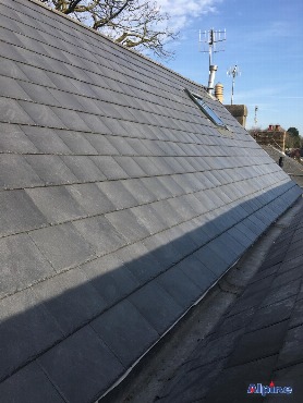 New roof construction in Swansea
