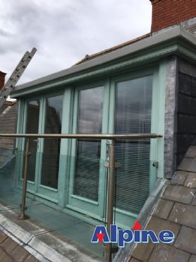 Rooftop balcony in Swansea