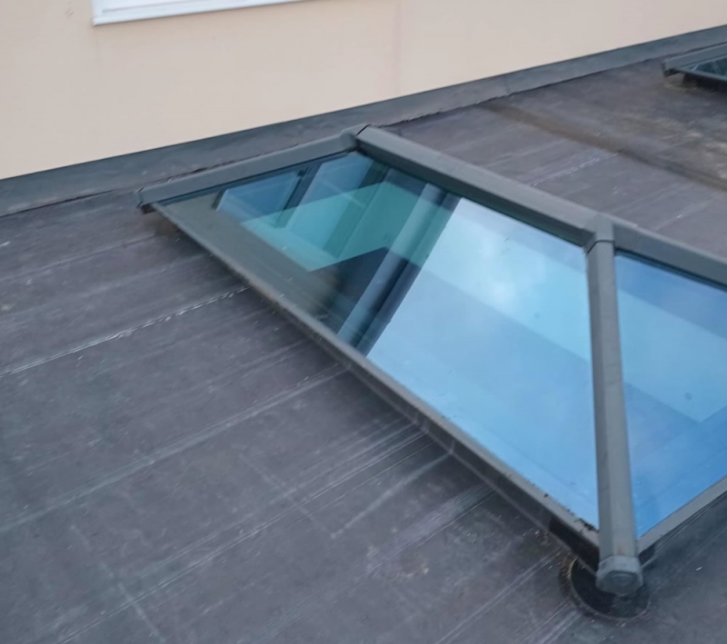 New Build Flat Roof and Roof Lanterns Fixed